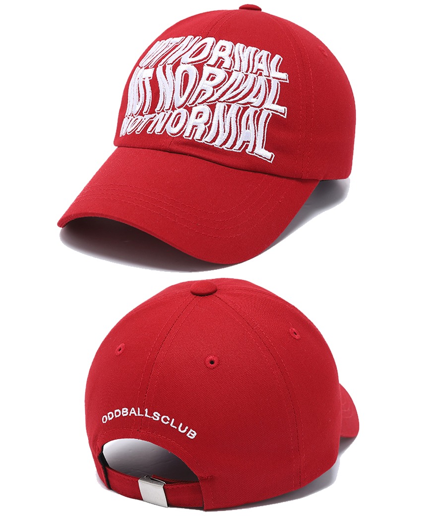 ODBC NOT NORMAL WAVE BALLCAP RED