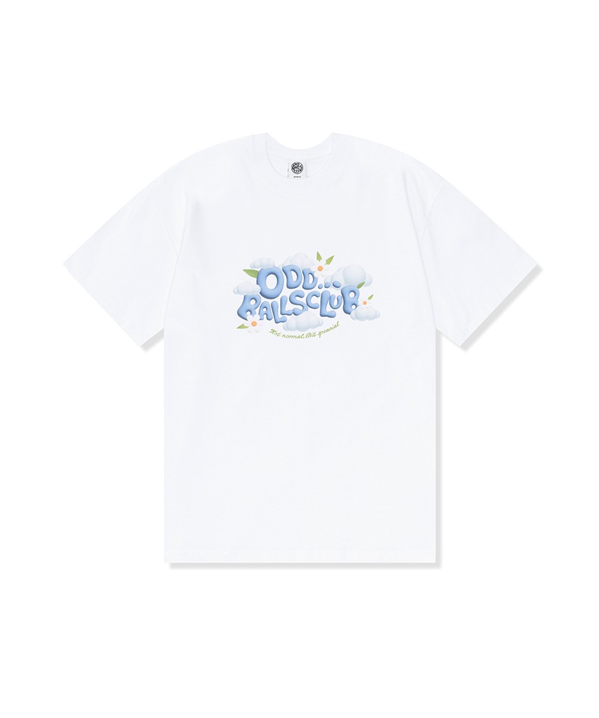 ODBC 클라우드 반팔 티셔츠 화이트