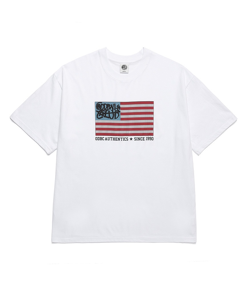 ODBC 아메리카 반팔 티셔츠 화이트