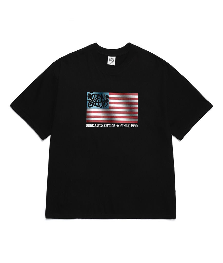 ODBC 아메리카 반팔 티셔츠 블랙